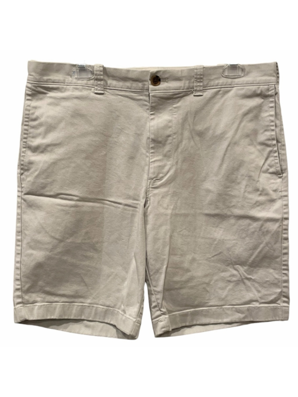 J.Crew Mens Size 33 Chino Flat Front Shorts 9" Inseam Beige Khaki